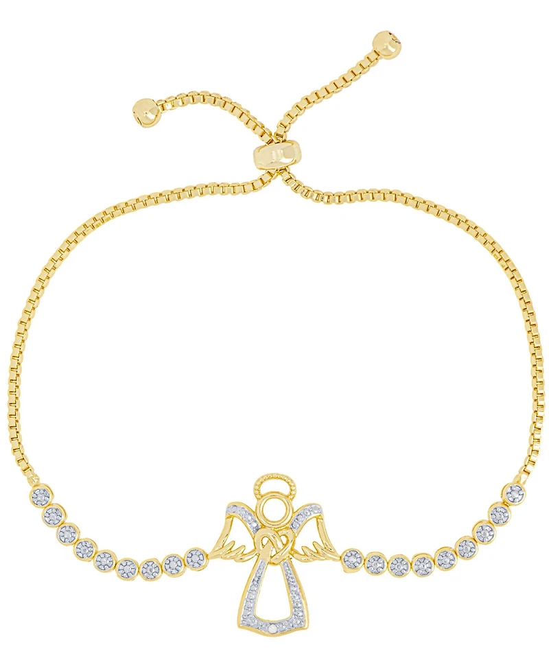 Macy's Women's Diamond Accent Adjustable Bracelet