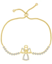 Macy's Women's Diamond Accent Adjustable Bracelet