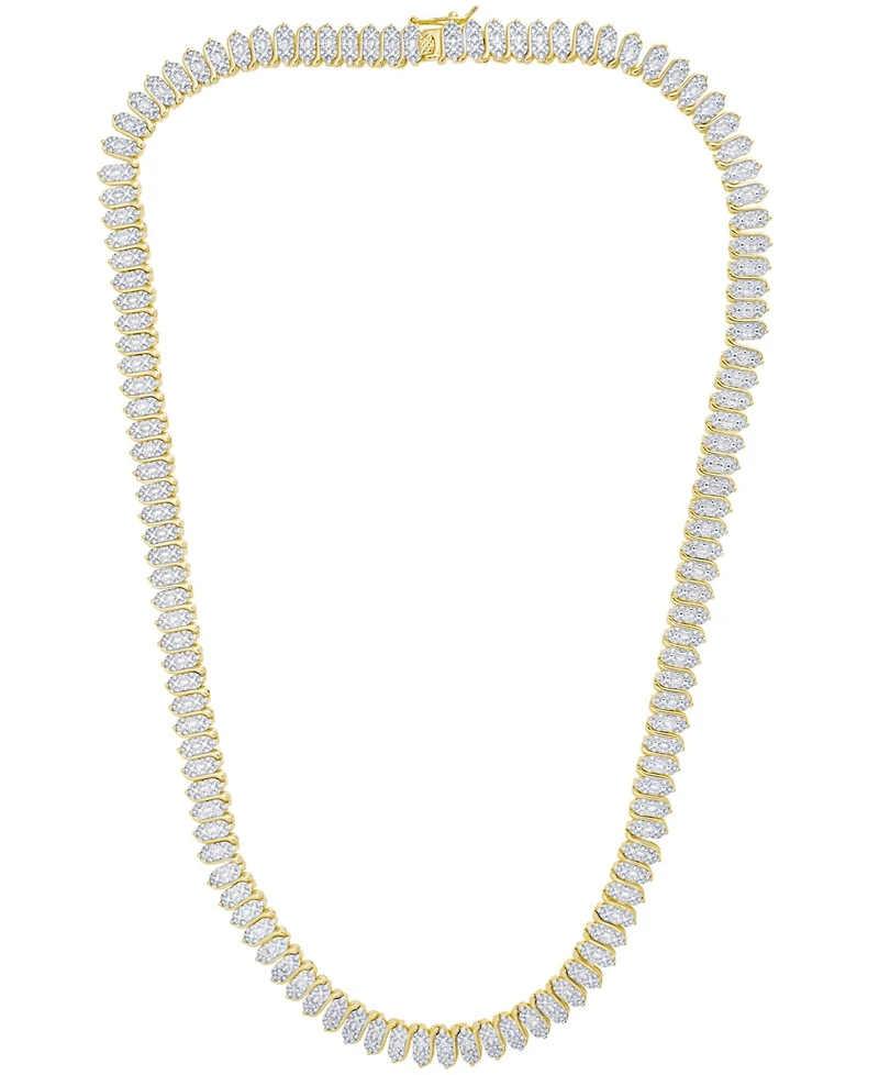 Macy's Women's Diamond Accent 'S' Link Necklace
