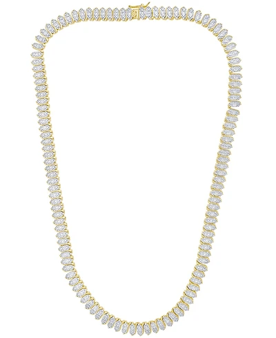 Macy's Women's Diamond Accent 'S' Link Necklace