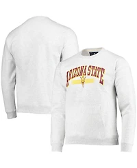 Men's League Collegiate Wear Heathered Gray Arizona State Sun Devils Upperclassman Pocket Pullover Sweatshirt