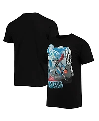 Men's Nba x McFlyy Black Los Angeles Lakers Identify Artist Series T-shirt