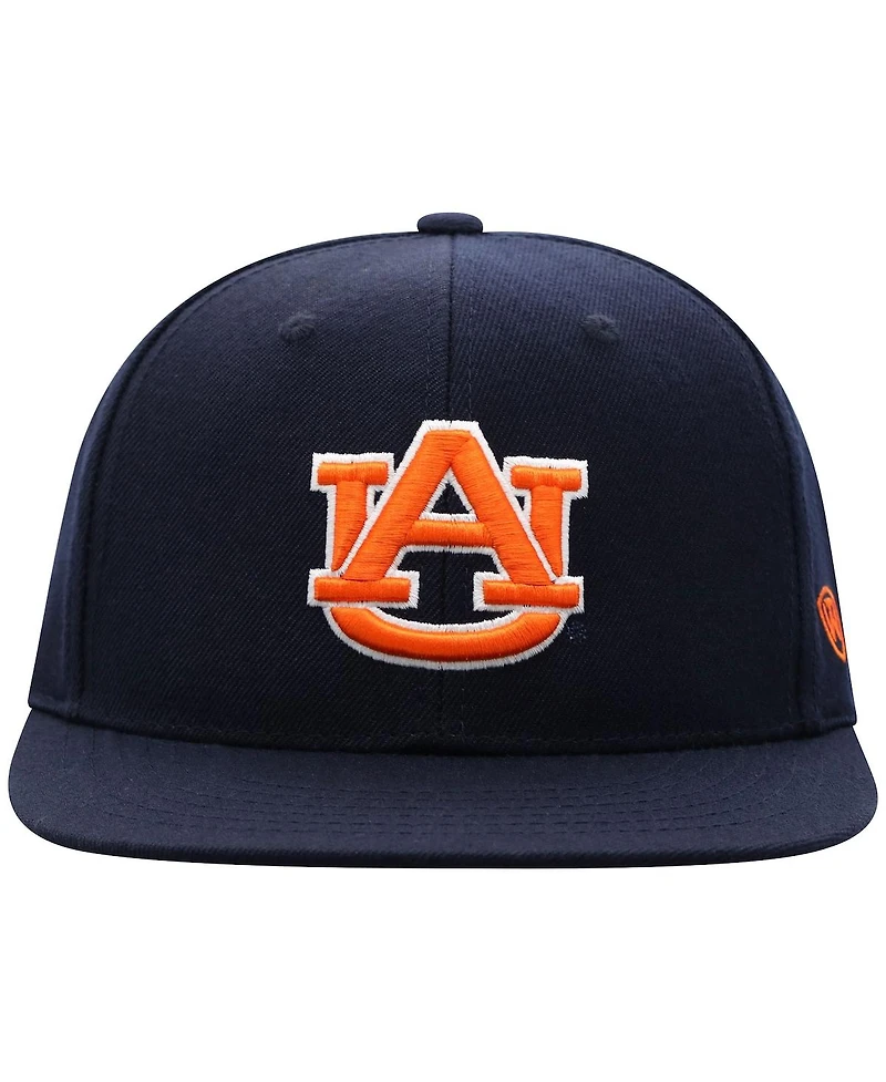 Men's Top of the World Navy Auburn Tigers Team Color Fitted Hat