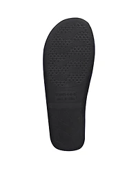Women's Foco Pittsburgh Penguins Script Cross Slide Slippers