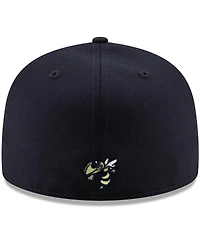 Men's New Era Navy Georgia Tech Yellow Jackets Primary Team Logo Basic 59FIFTY Fitted Hat
