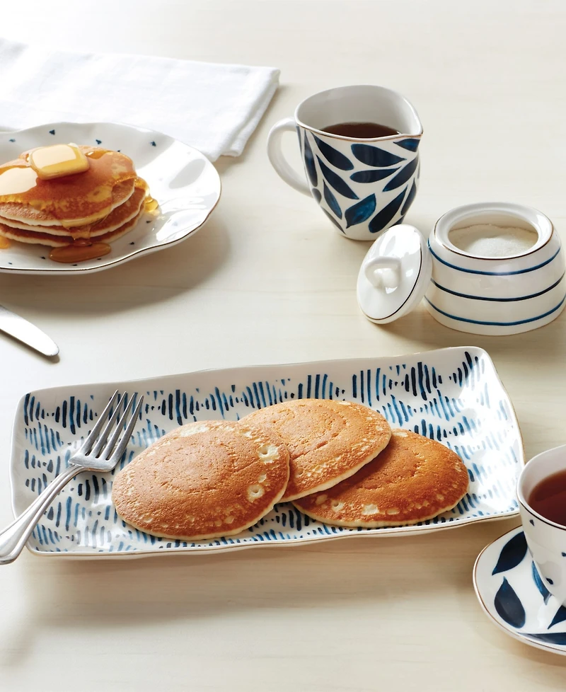 Lenox Blue Bay 2 Pc. Porcelain Nesting Platter Set