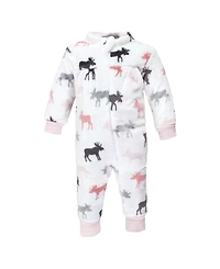 Hudson Baby Baby Girls Hudson Plush Jumpsuits