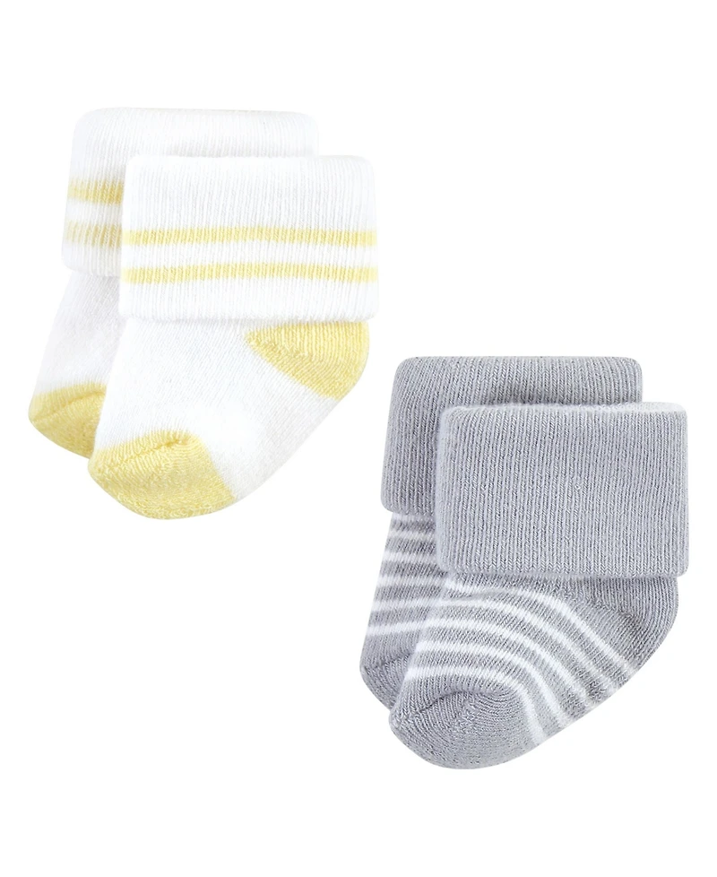 Hudson Baby Boys Unisex Bulk Pack of Soft Terry Socks