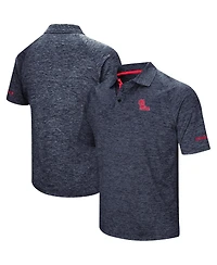 Men's Colosseum Navy Ole Miss Rebels Down Swing Polo Shirt