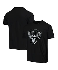 Men's Junk Food Black Las Vegas Raiders Bold Logo T-shirt