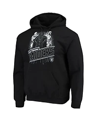 Men's Junk Food Black Las Vegas Raiders Star Wars Empire Pullover Hoodie