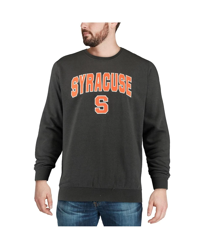 Colosseum Men's Syracuse Orange Arch & Logo Crew Neck Sweatshirt