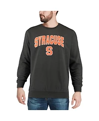 Colosseum Men's Syracuse Orange Arch & Logo Crew Neck Sweatshirt