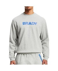 Men's Brady Gray Wordmark Pullover Sweatshirt