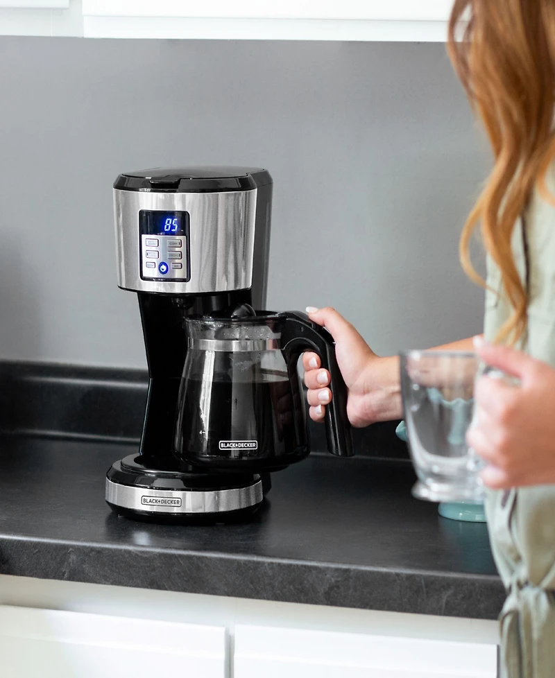 Black & Decker 12-Cup Programmable Coffeemaker with Vortex Technology
