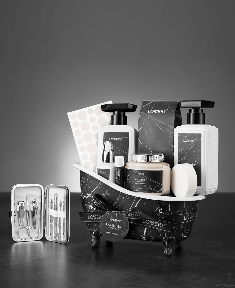 Lovery 18-Pc. Lavender Relaxation Bath & Body Gift Set