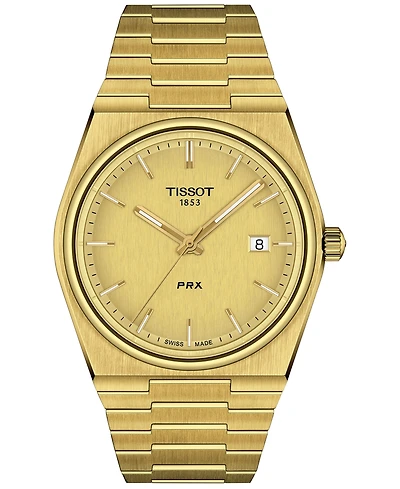Tissot Men's Prx Gold-Tone Stainless Steel Bracelet Watch 40mm