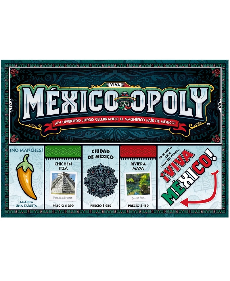Mexico-Opoly Late for the Sky Spanish Board Game