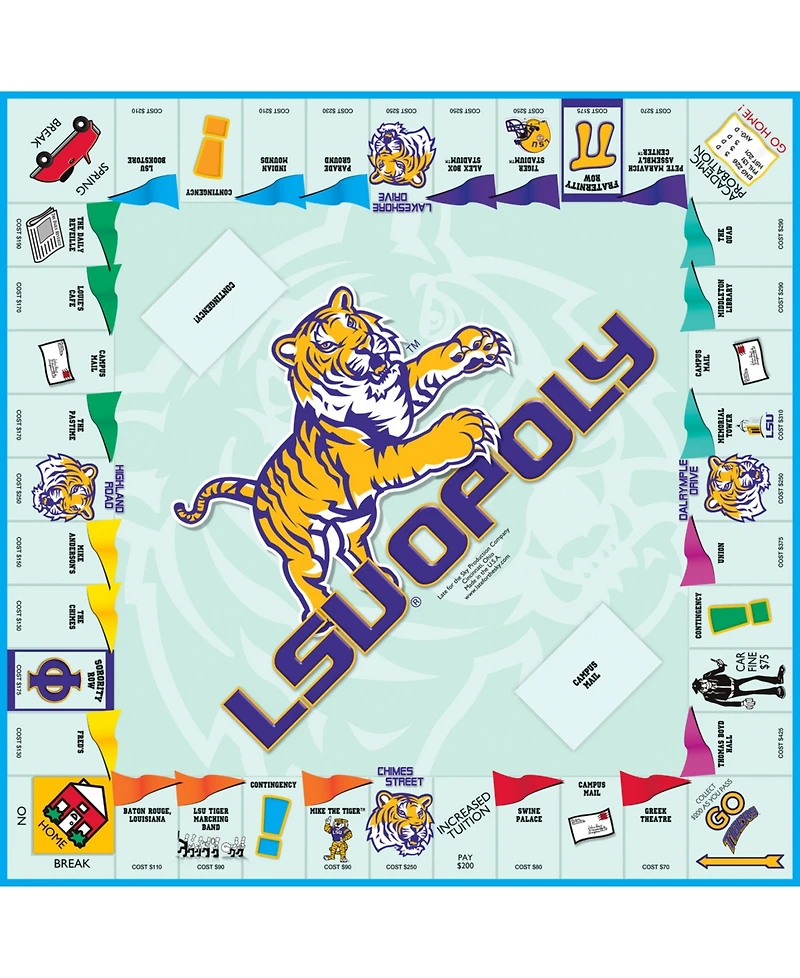 Lsu-opoly Board Game