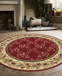 Closeout! Km Home Pesaro 1590 5'3" x 5'3" Round Area Rug