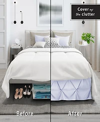 Nestl Bedding 14" Tailored Pinch Pleated Bedskirt