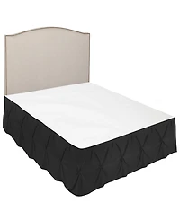Nestl Bedding 14" Tailored Pinch Pleated Bedskirt, California King