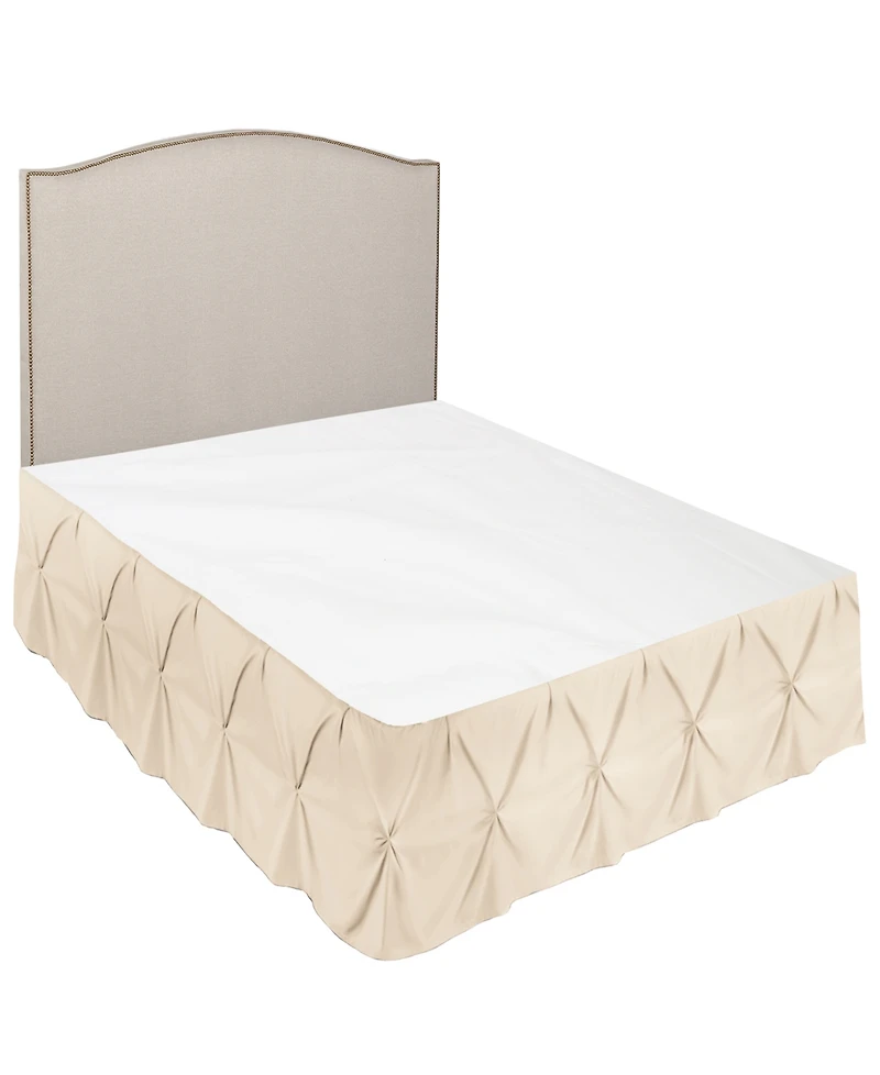 Nestl Bedding 14" Tailored Pinch Pleated Bedskirt, California King