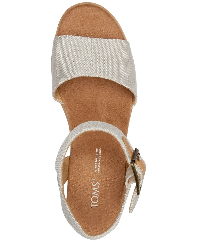 Toms Women's Diana Platform Wedge Sandals
