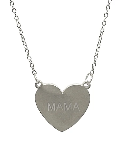 Adornia Mama Heart Necklace