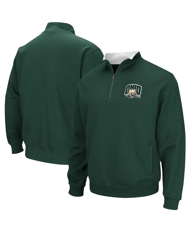 Men's Colosseum Ohio Bobcats Tortugas Logo Quarter-Zip Jacket