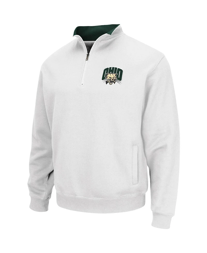 Men's Colosseum Ohio Bobcats Tortugas Logo Quarter-Zip Jacket