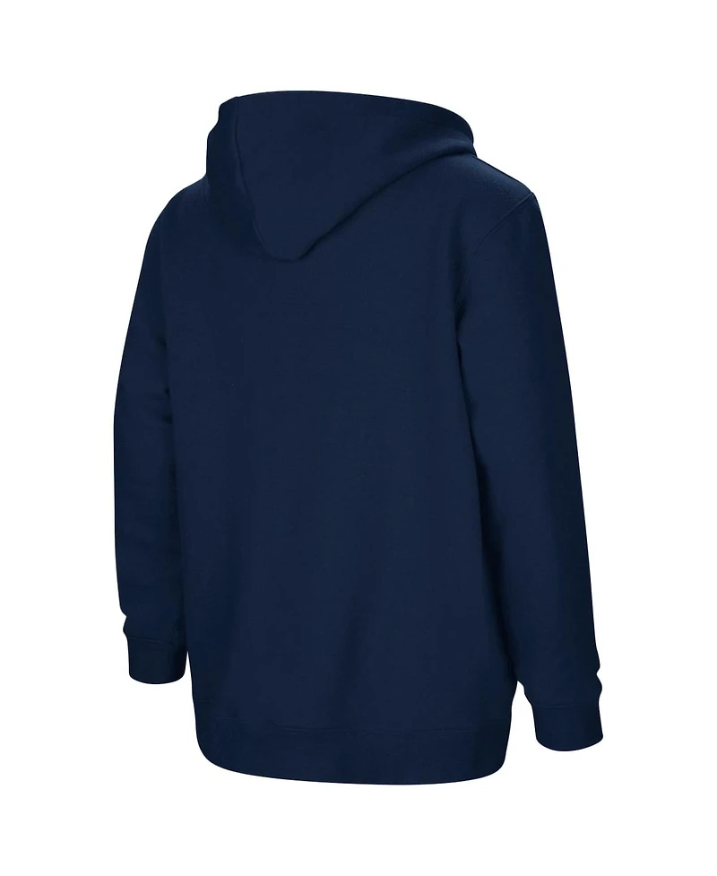 Big Boys Colosseum Navy Cal Bears 2-Hit Team Pullover Hoodie