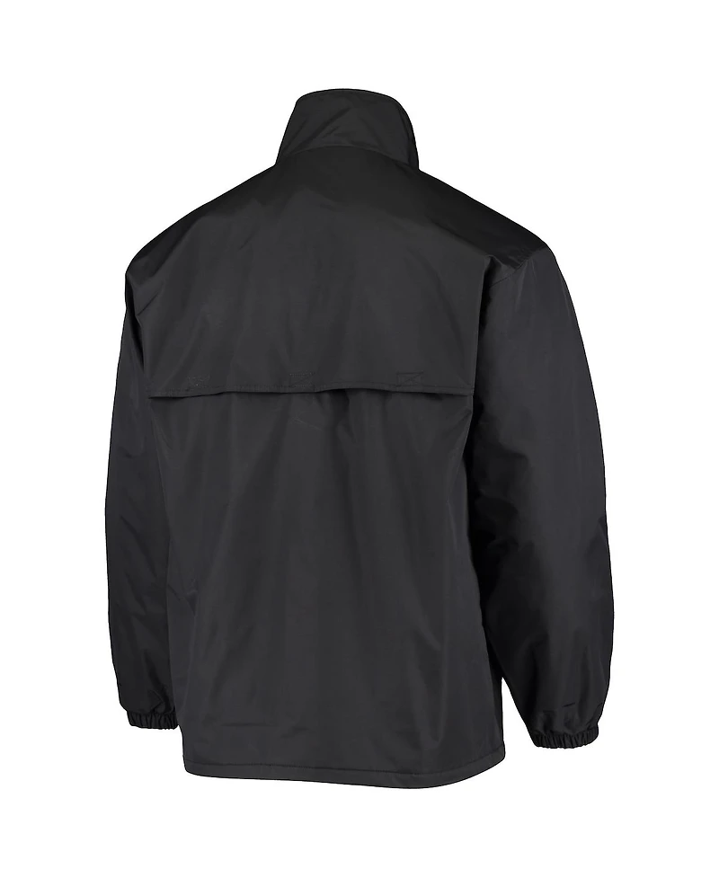 Men's Dunbrooke Black New Orleans Saints Triumph Fleece Full-Zip Jacket