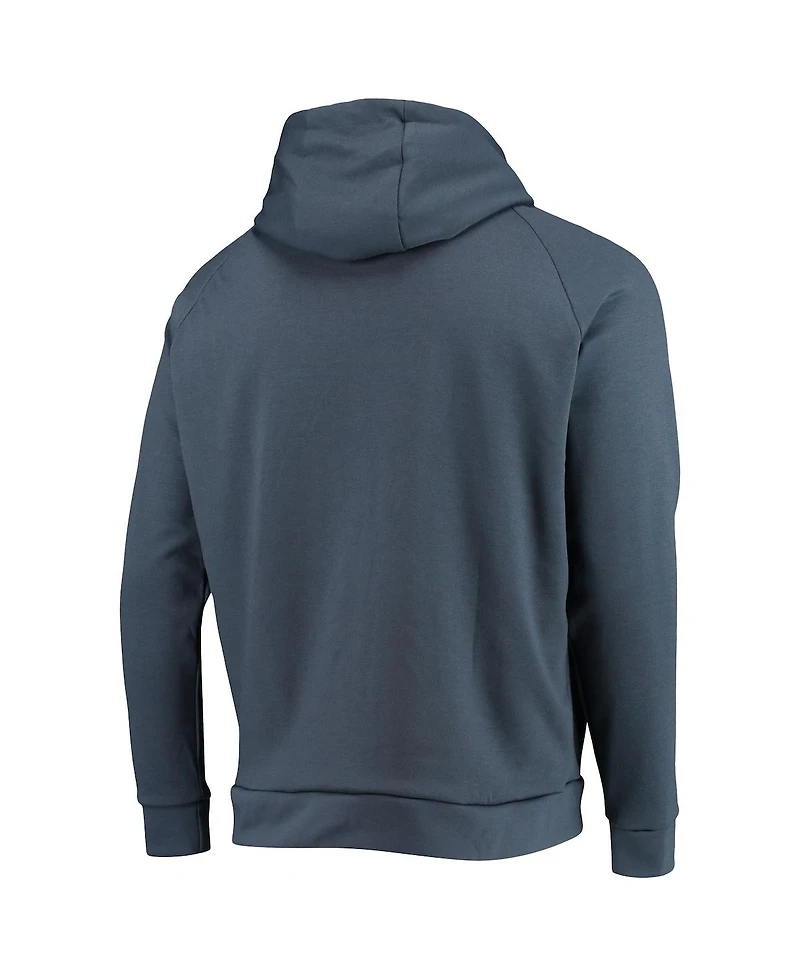 Men's Dunbrooke Navy Chicago Bears Shag Tri-Blend Full-Zip Raglan Hoodie