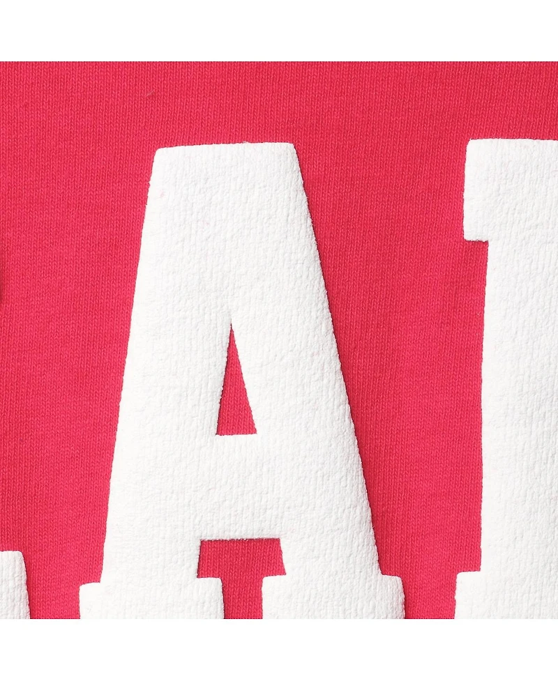 Women's Fanatics Red, Black Tampa Bay Buccaneers Ombre Long Sleeve T-shirt