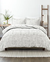 ienjoy Home Ultra Soft Distressed Field 3-Pc. Comforter Set, King