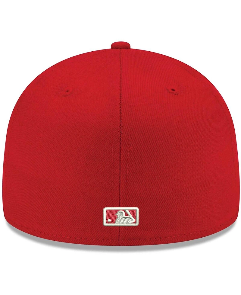 Men's New Era Red San Francisco Giants Logo White 59FIFTY Fitted Hat