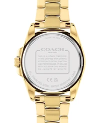 Coach Women's Greyson Gold-Tone Bracelet Watch 36mm