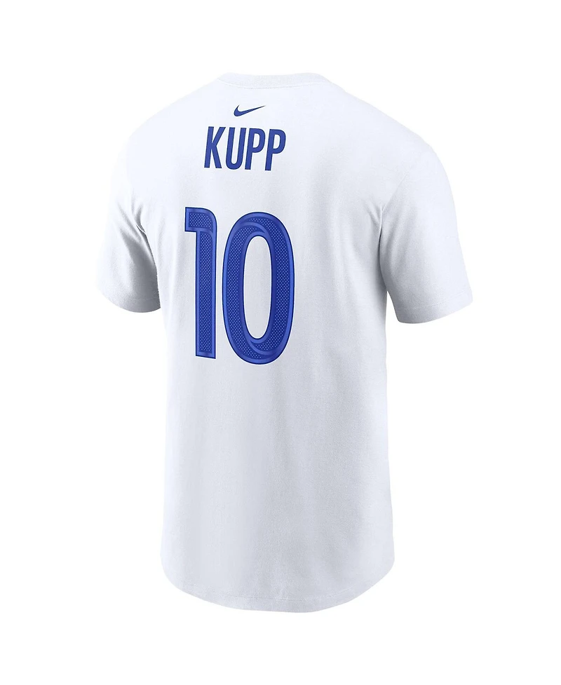 Men's Nike Cooper Kupp White Los Angeles RamsSuper Bowl Lvi Bound Name and Number T-shirt