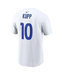 Men's Nike Cooper Kupp White Los Angeles RamsSuper Bowl Lvi Bound Name and Number T-shirt
