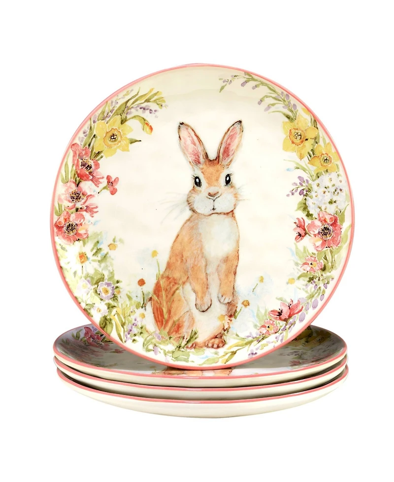 Certified International Easter Garden Dinnerware Set, 16 Pieces