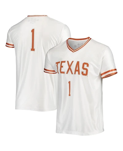 Men's Original Retro Brand White Texas Longhorns Basketball Jersey