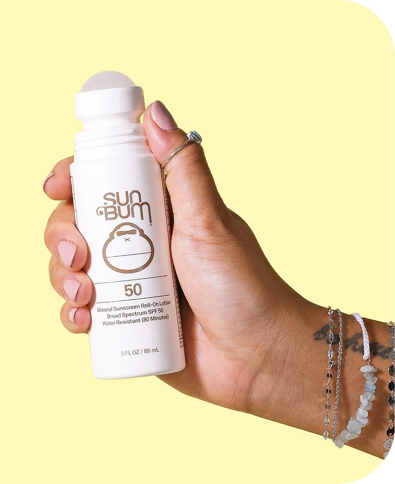 Sun Bum Mineral Sunscreen Roll-On Lotion Spf 50