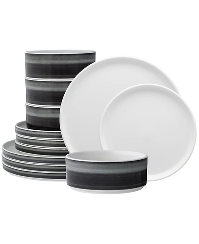 Noritake ColorStax Ombre Stax Set, 12 Pieces