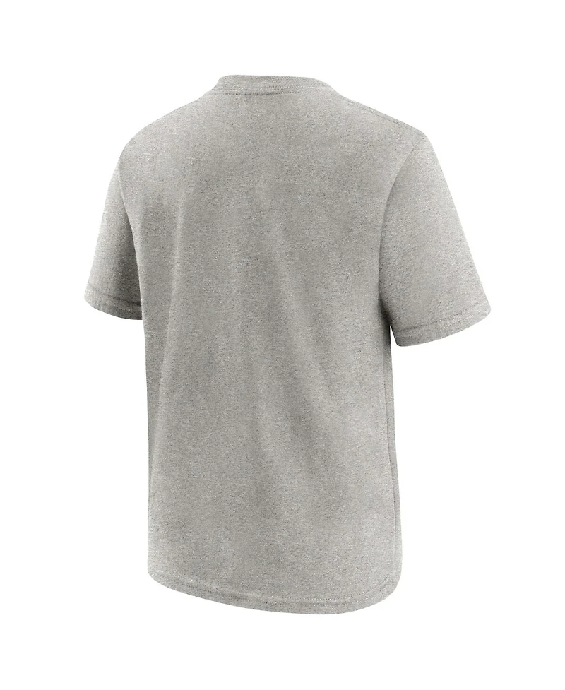Preschool Girls and Boys Nike Heather Gray Los Angeles Rams Super Bowl Lvi Champions Locker Room Trophy Collection T-shirt