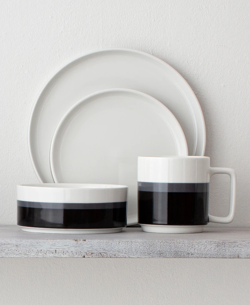Noritake ColorStax Stripe Place Setting, 4 Piece