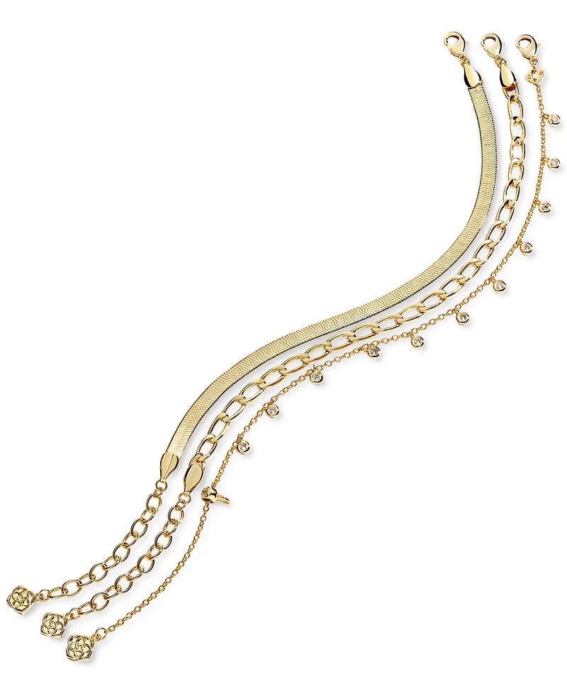 Kendra Scott 3-Pc. Set Crystal Kassie Bracelets