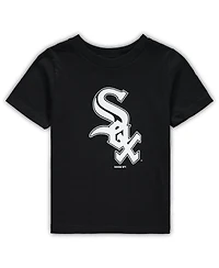Toddler Boys and Girls Black Chicago White Sox Primary Team Logo T-shirt