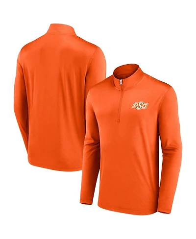 Men's Fanatics Orange Oklahoma State Cowboys Underdog Mindset Quarter-Zip Top