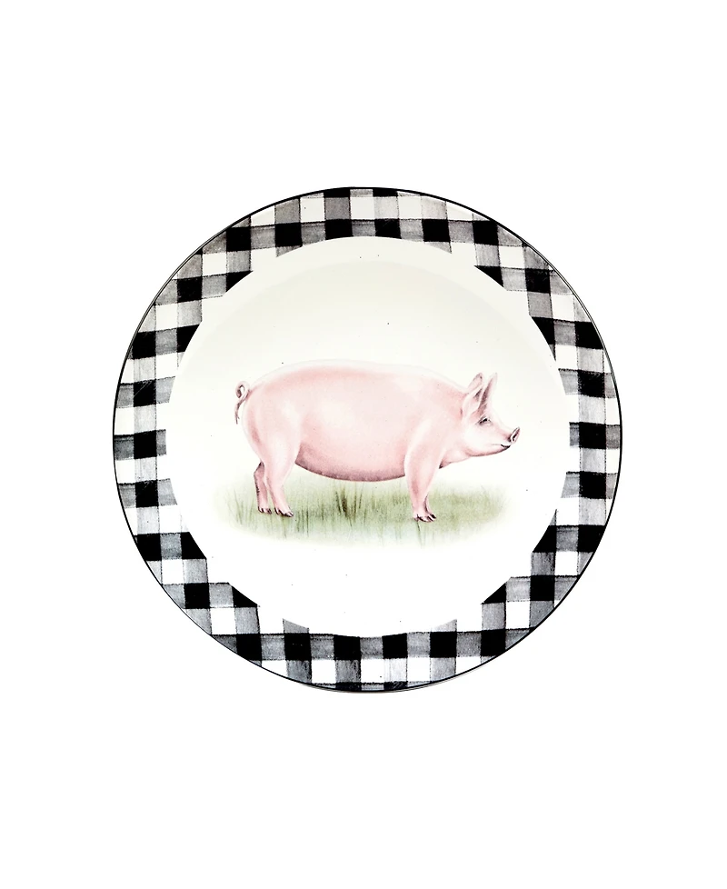 Certified International On The Farm Salad Plate, Set of 4